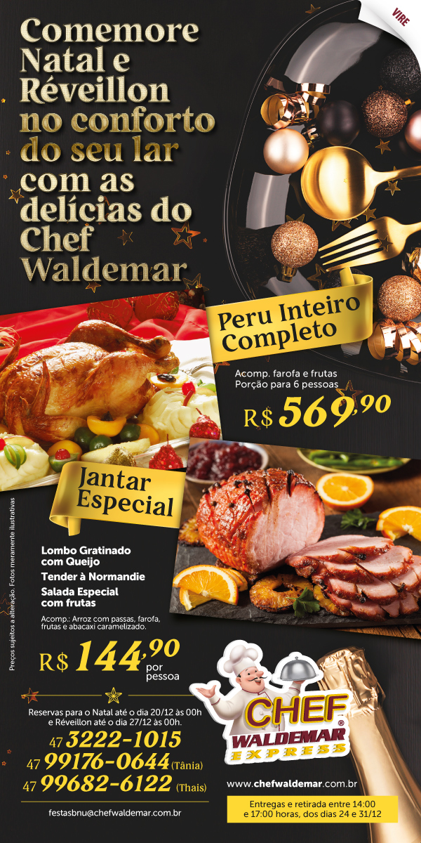 Blumenau (Express, Executivo e Salad) | Cardápio de final de ano Blumenau (Express, Executivo e Salad) | Cardápio de final de ano