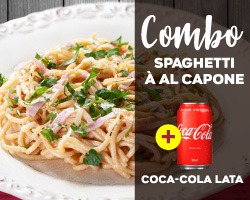 Executivo Spaghetti à Al Capone e Coca Lata