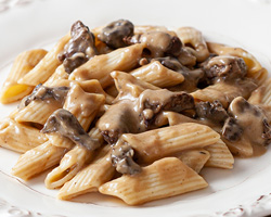 Penne à Funghi Secchi